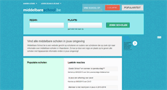 Desktop Screenshot of middelbareschool.be