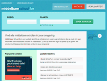 Tablet Screenshot of middelbareschool.be